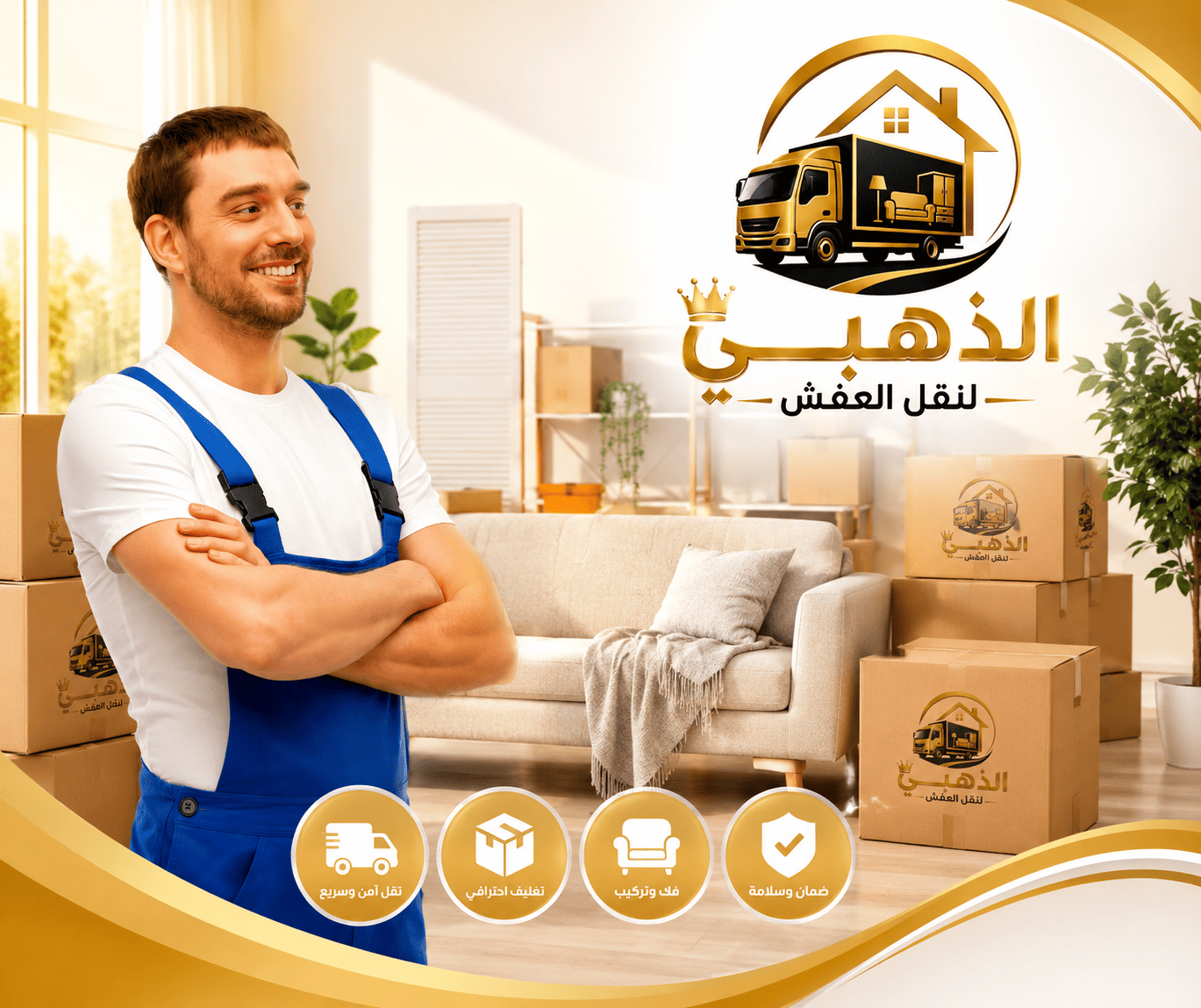 شركة الذهبي لنقل العفش,نقل العفش,نقل الأثاث,تغليف الأثاث,صيانة الأثاث,فك وتركيب الأثاث,خدمات نقل العفش المتكاملة,شركة نقل عفش,نقل العفش بأمان,تغليف العفش الاحترافي,خدمات النقل والتنظيف والصيانة